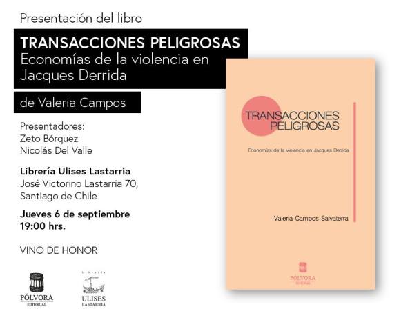 lanzamiento libro Transacciones Peligrosas
