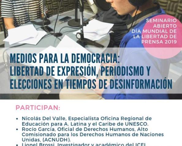 Día Mundial de la Libertad de Prensa&nbsp;2019